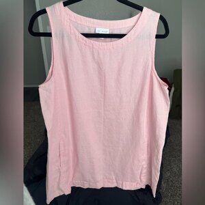 Sleeveless Linen Mini Dress